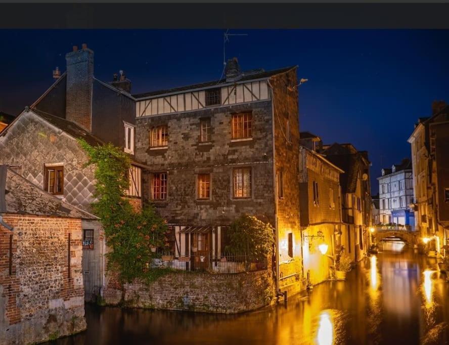 Apartamento Chic Et Normand, Parking Facile, Wifi Hd Pont-Audemer Exterior foto